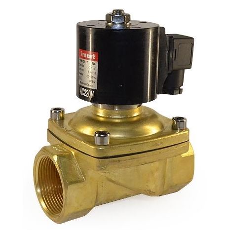 Клапан электромагнитный Ду20, Ру16,  EPDM, AC220V, IP65, латунь