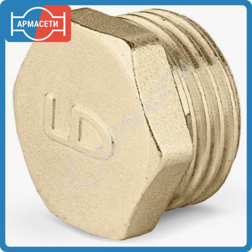 Заглушка LD Pride Ду 20 (3/4") ВР латунь