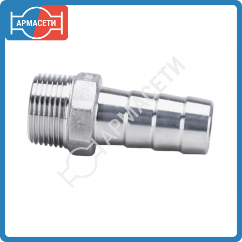 Штуцер "ёлочка" нр 2"х50 мм сталь AISI 316
