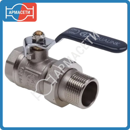 Кран шировый AQUALINK ручка ВВ 1 1/2"
