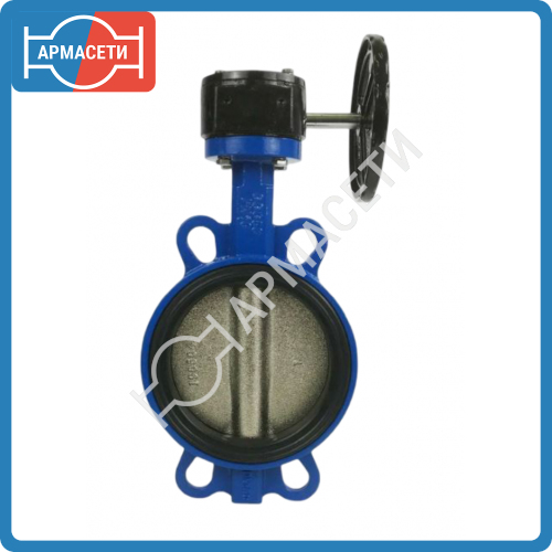Затвор дисковый поворотный чугунный GG20, диск CF8 (AISI304), DN150, PN16, EPDM, эл. приводом 1ф/220В, 50Гц