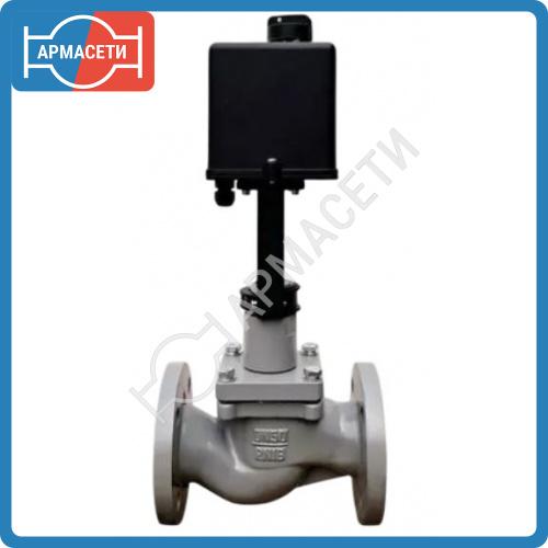 Клапан запорно-регулирующий односедельный ЗРК 25лс945п Ду250 Ру16