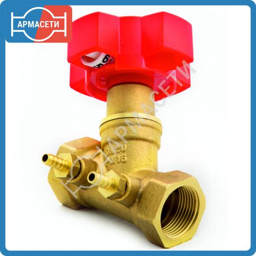 Клапан балансировочный резьбовой Ду40 REON тип RSV54, Kv=13,5 м3/ч