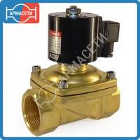 Клапан электромагнитный Ду20, Ру16,  EPDM, AC220V, IP65, латунь