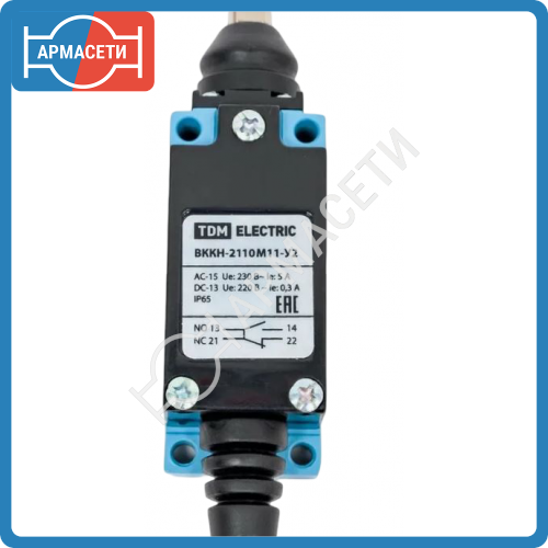Концевой выключатель ВККН-2110М11-У2 д/Ду 32-150 5А, IP65 откр/закр (компл. -креп.пласт. F07,2 датч) TDM