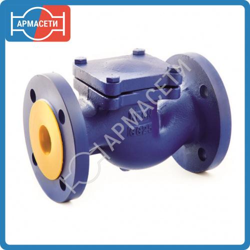 Обратный клапан фланцевый Ду 150 REON тип RSV33, (PN16, Тmax=300°С, корпус чугун GG25)