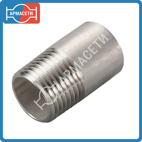 Ниппель (резьба) AISI 316 (12Х18Н10) 1/2"