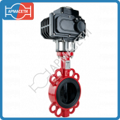 Дисковый поворотный затвор REON тип RSV81RED с электроприводом
