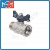 Кран шаровый  AQUALINK бабочка со сгоном  ВН 1.2
